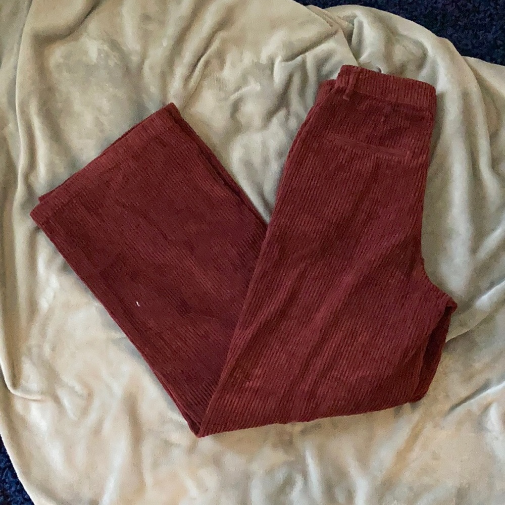 SOLD Forever 21 burgundy corduroy pants
